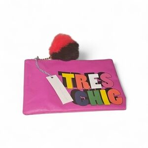 Pink  Tres Chics Cosmetic Bag